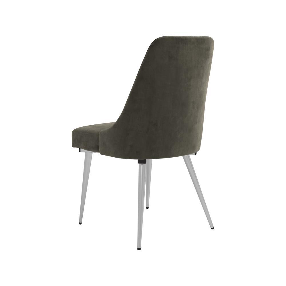 Cabianca Curved Back Side Chairs Grey (Set of 2). Picture 7