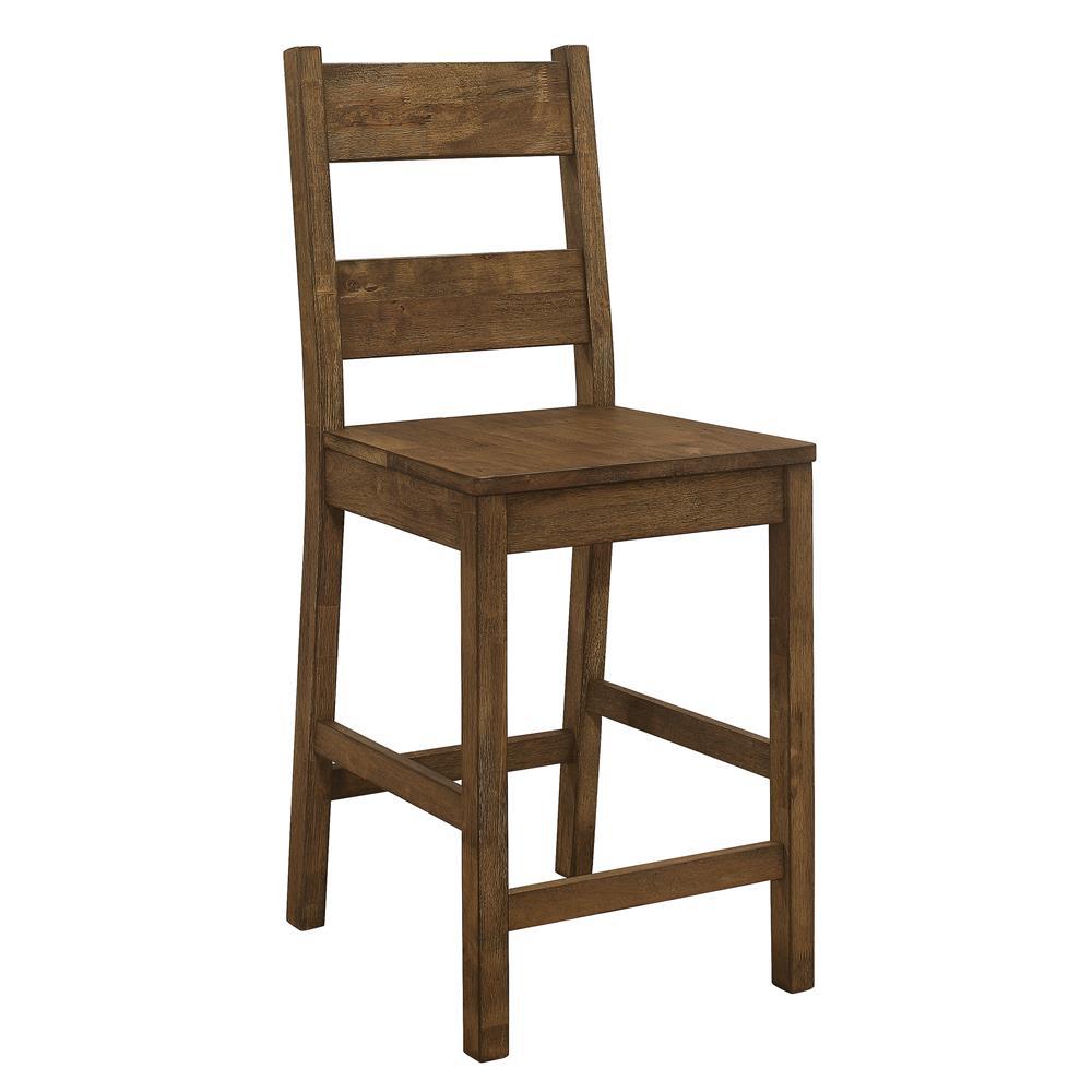 Coleman Counter Height Stools Rustic Golden Brown (Set of 2). Picture 2