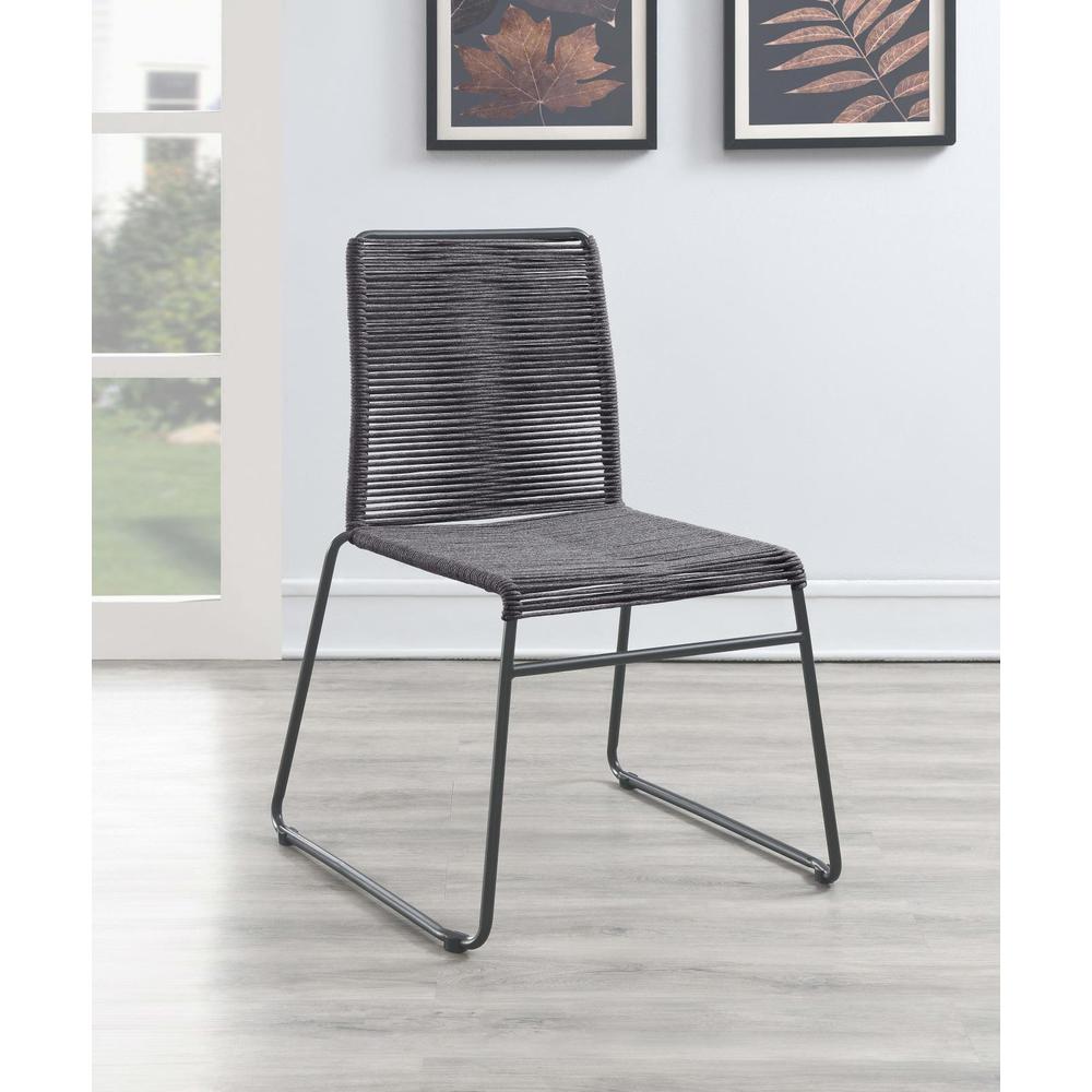 Jerome Upholstered Stackable Side Chairs (Set of 2). Picture 1