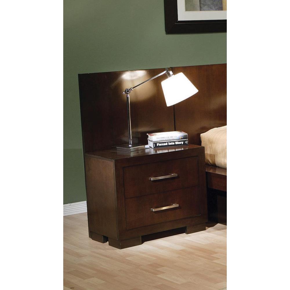 Jessica Nightstand Panels Cappuccino (Set Of 2). Picture 1
