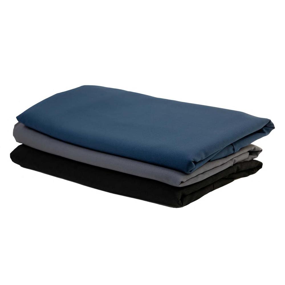 Futon Covers in Navy Blue, Grey, and Black. Picture 1