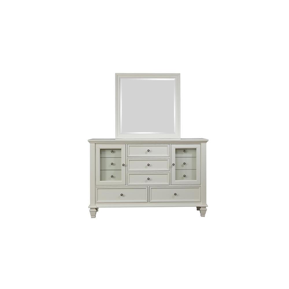 Sandy Beach 11-drawer Rectangular Dresser Cream White. Picture 4