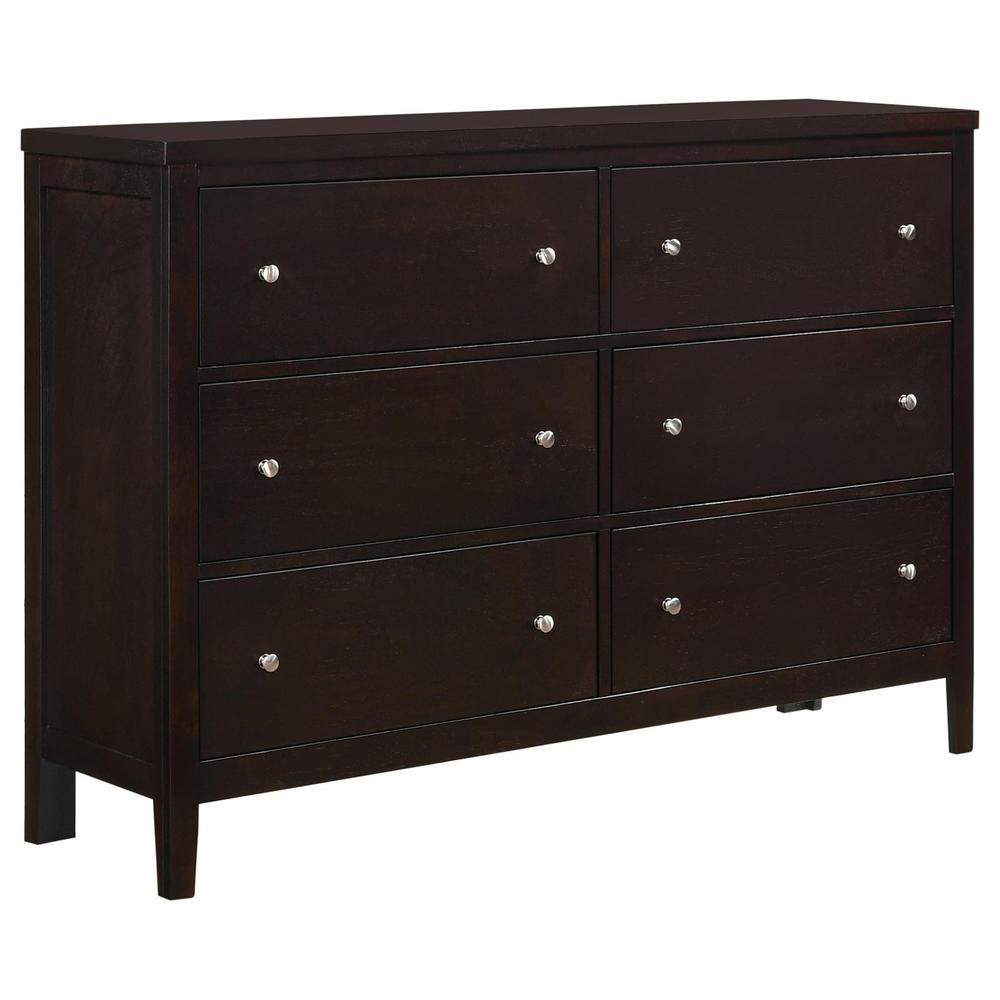 Carlton 6-drawer Rectangular Dresser Cappuccino. Picture 2