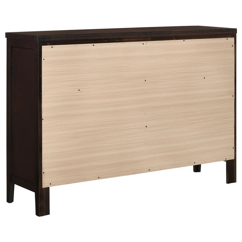Carlton 6-drawer Rectangular Dresser Cappuccino. Picture 6
