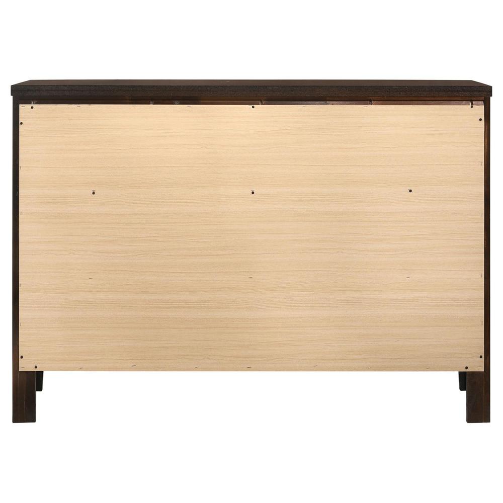 Carlton 6-drawer Rectangular Dresser Cappuccino. Picture 7