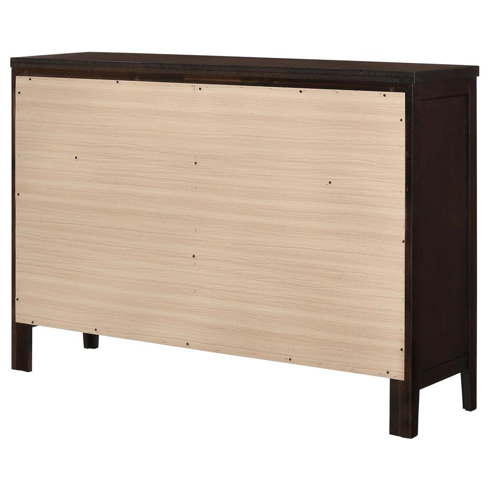 Carlton 6-drawer Rectangular Dresser Cappuccino. Picture 8