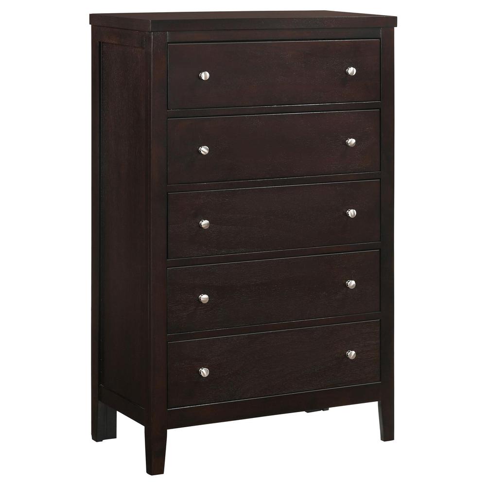 Carlton 5-drawer Rectangular Chest Cappuccino. Picture 2