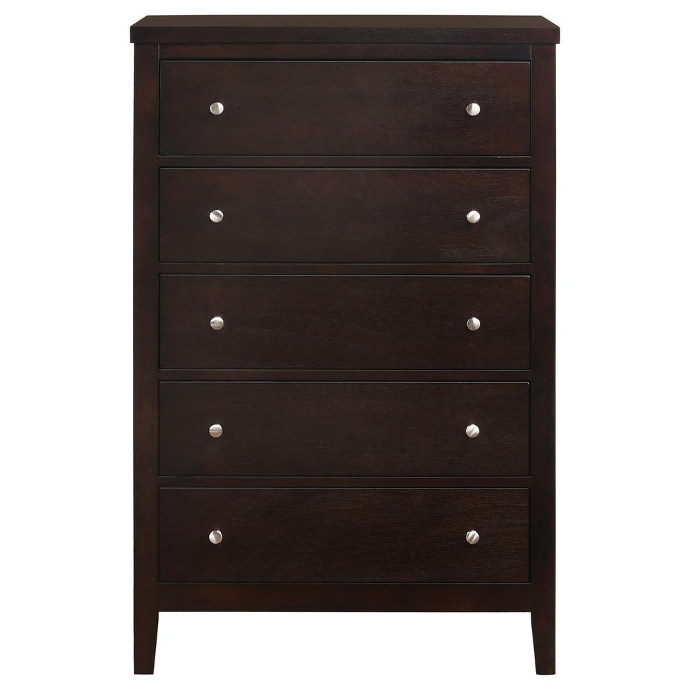 Carlton 5-drawer Rectangular Chest Cappuccino. Picture 3