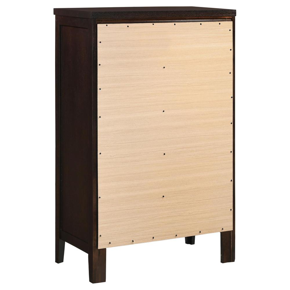 Carlton 5-drawer Rectangular Chest Cappuccino. Picture 6