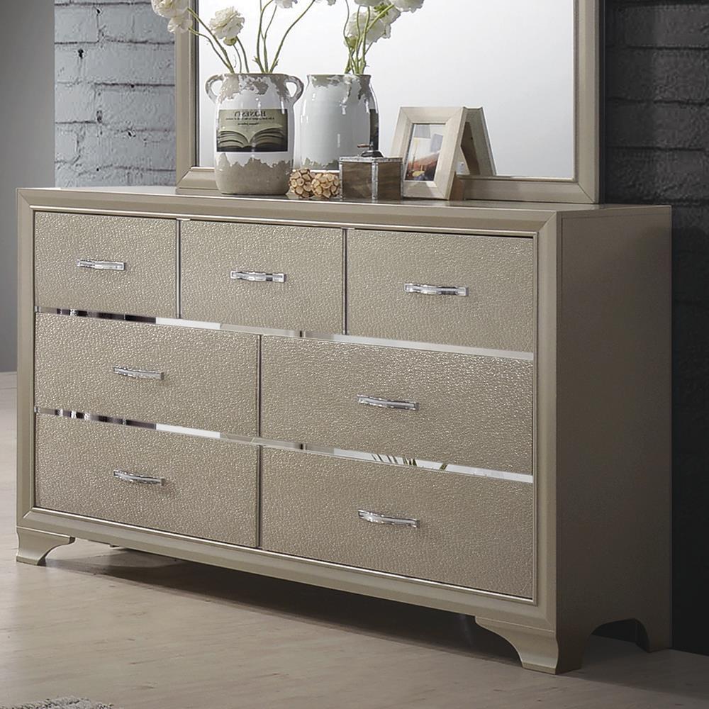 Beaumont 7-drawer Rectangular Dresser Champagne. Picture 1
