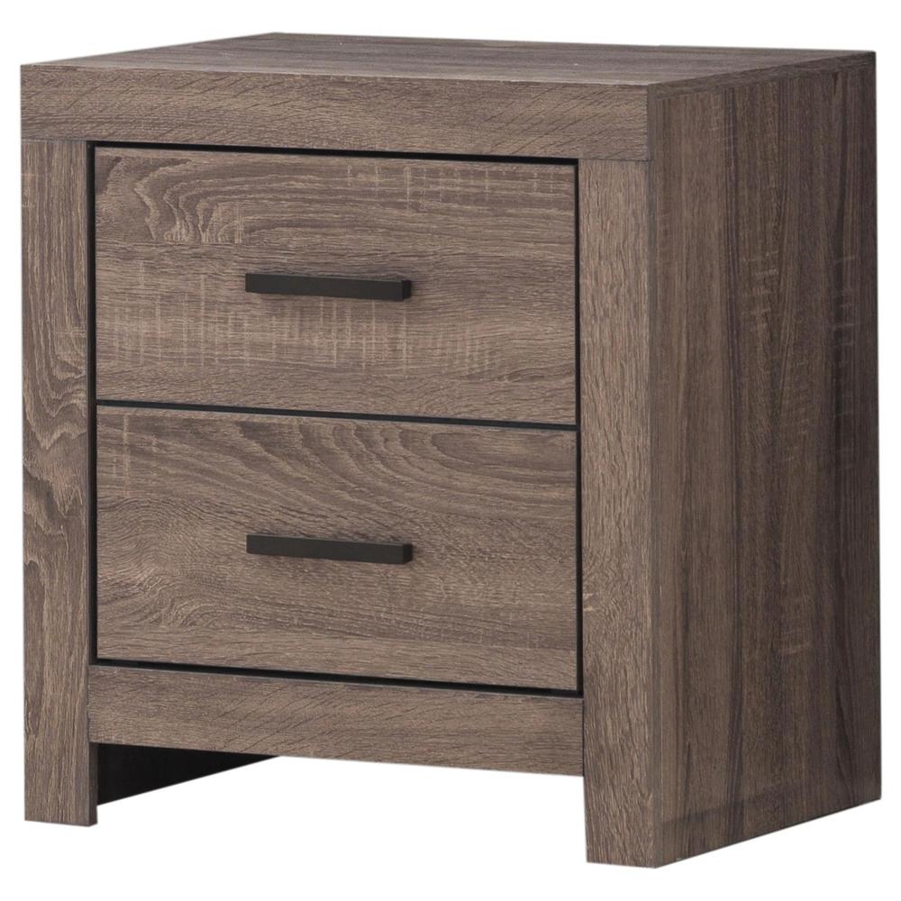 Brantford 2-drawer Nightstand Barrel Oak. Picture 4