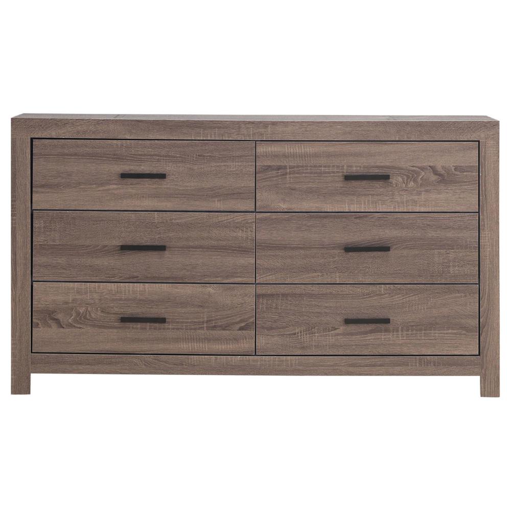 Brantford 6-drawer Dresser Barrel Oak. Picture 3