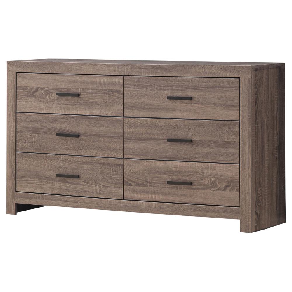Brantford 6-drawer Dresser Barrel Oak. Picture 4