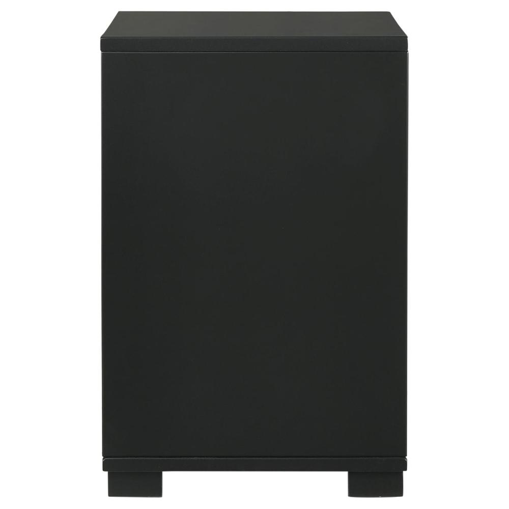 Blacktoft 2-drawer Nightstand Black. Picture 4