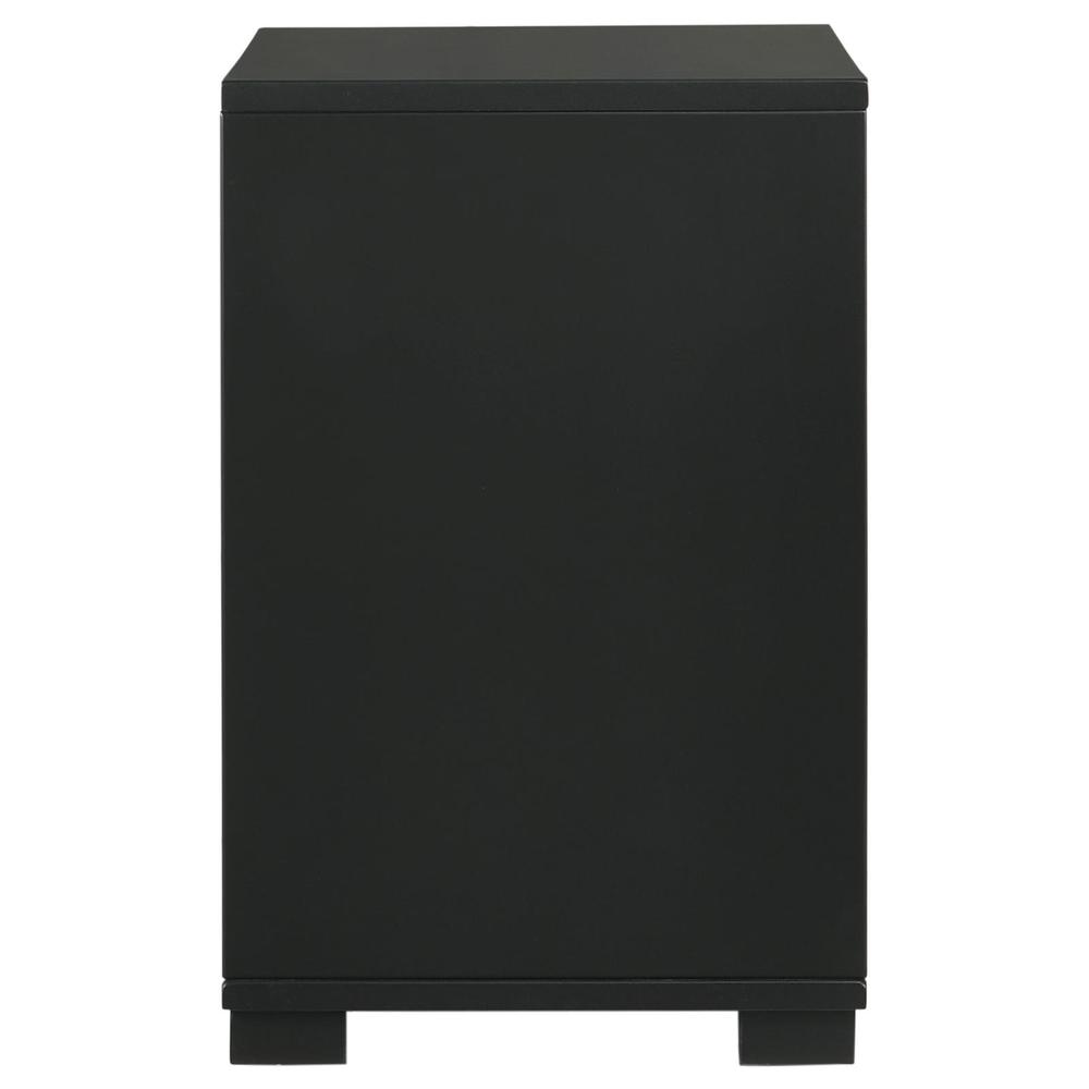 Blacktoft 2-drawer Nightstand Black. Picture 8
