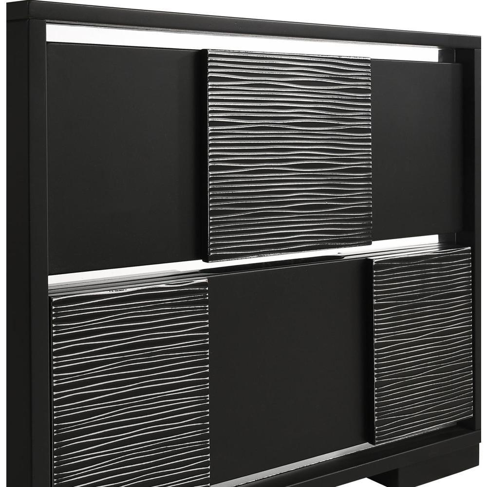 Blacktoft 2-drawer Nightstand Black. Picture 9