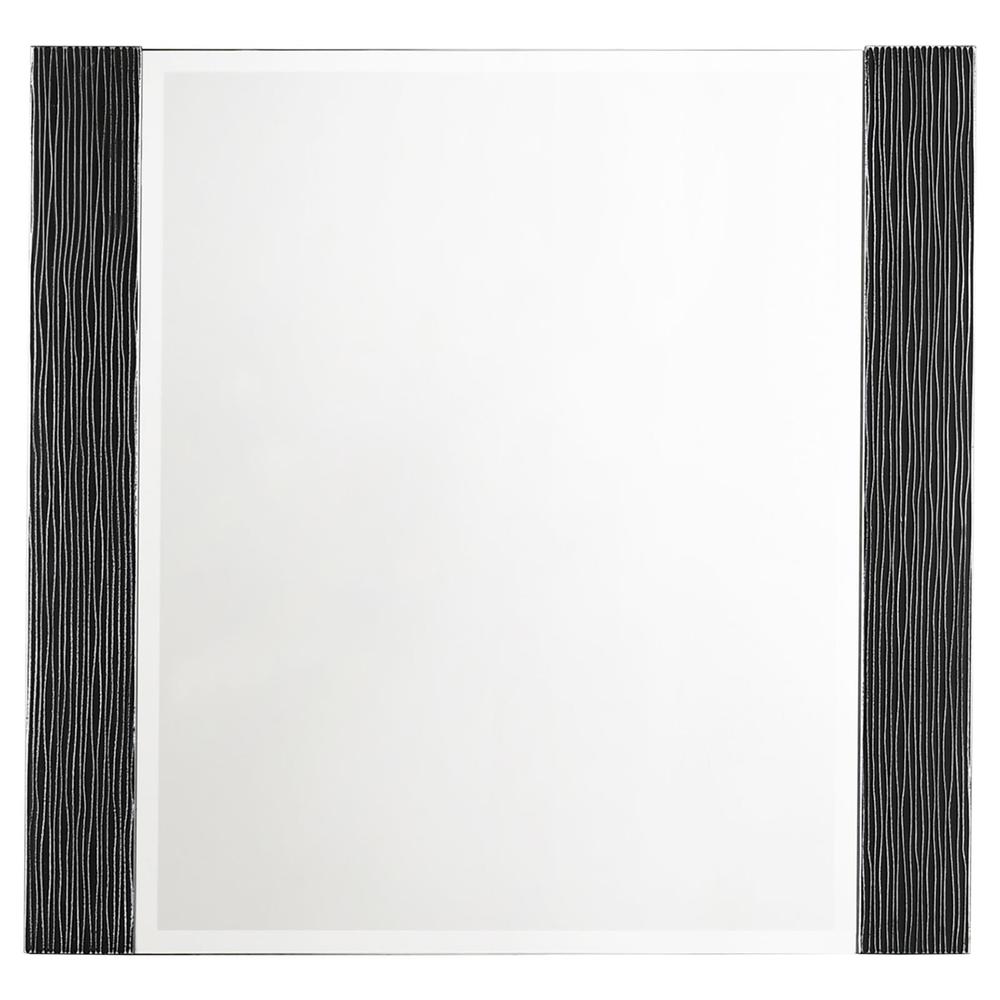 Blacktoft Rectangle Dresser Mirror Black. Picture 3
