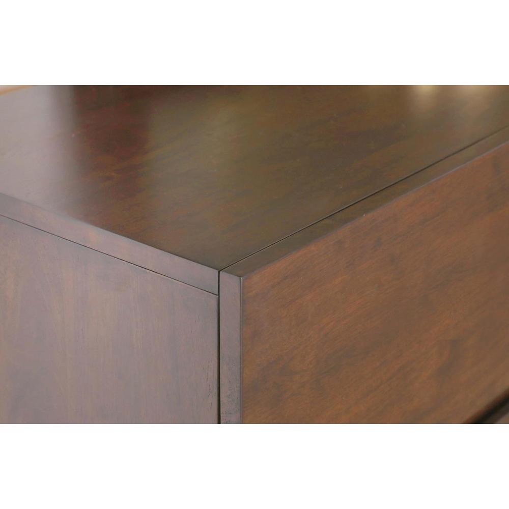 Genevieve 6-drawer Rectangular Dresser Dark Brown. Picture 8