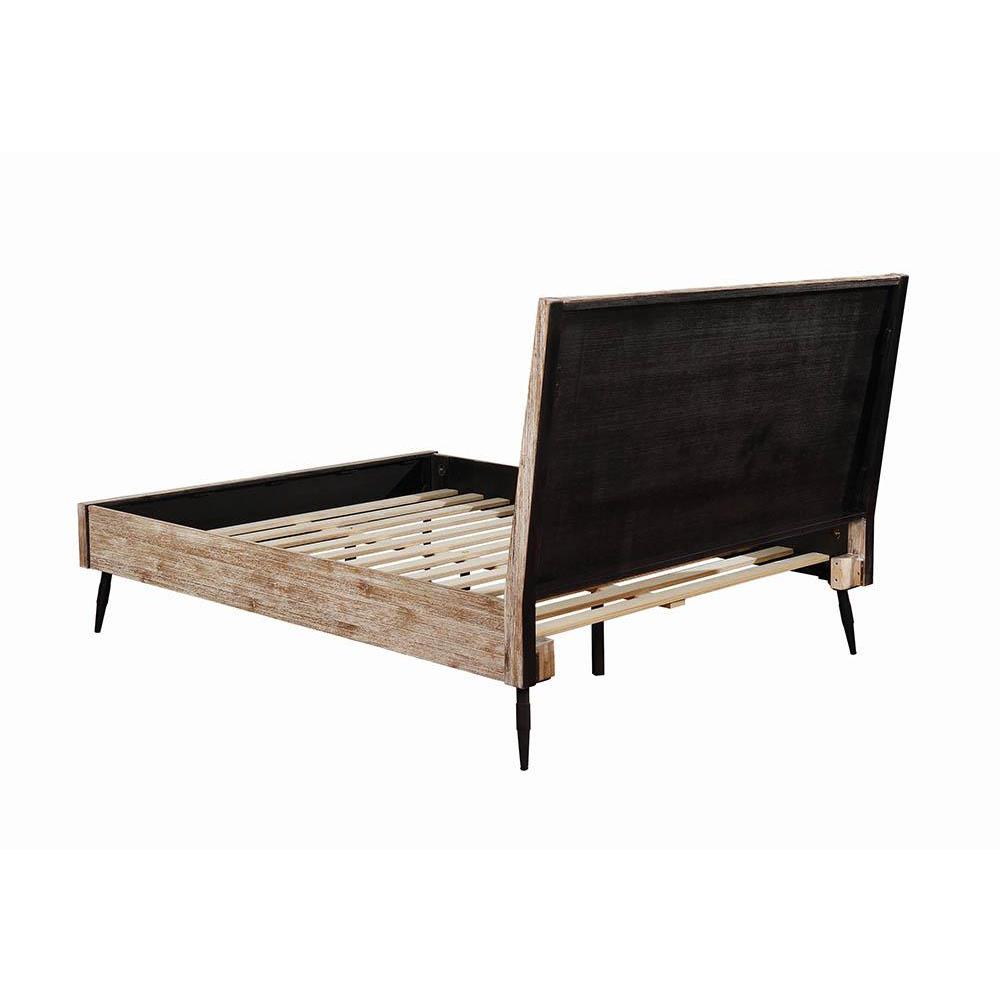 Marlow Queen Platform Bed Rough Sawn Multi. Picture 5
