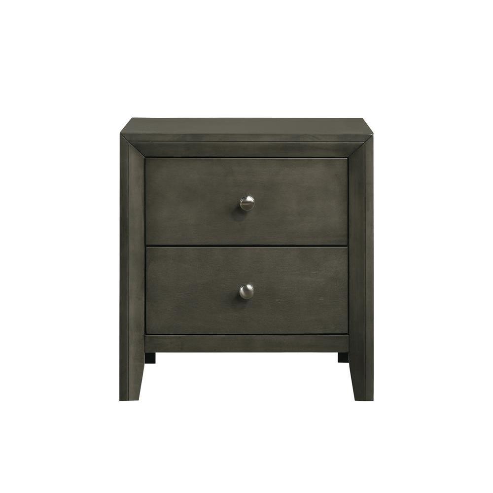 Serenity 2-drawer Nightstand Mod Grey. Picture 3