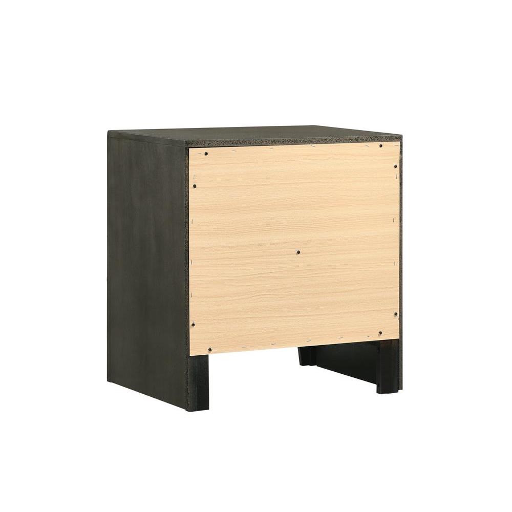 Serenity 2-drawer Nightstand Mod Grey. Picture 8