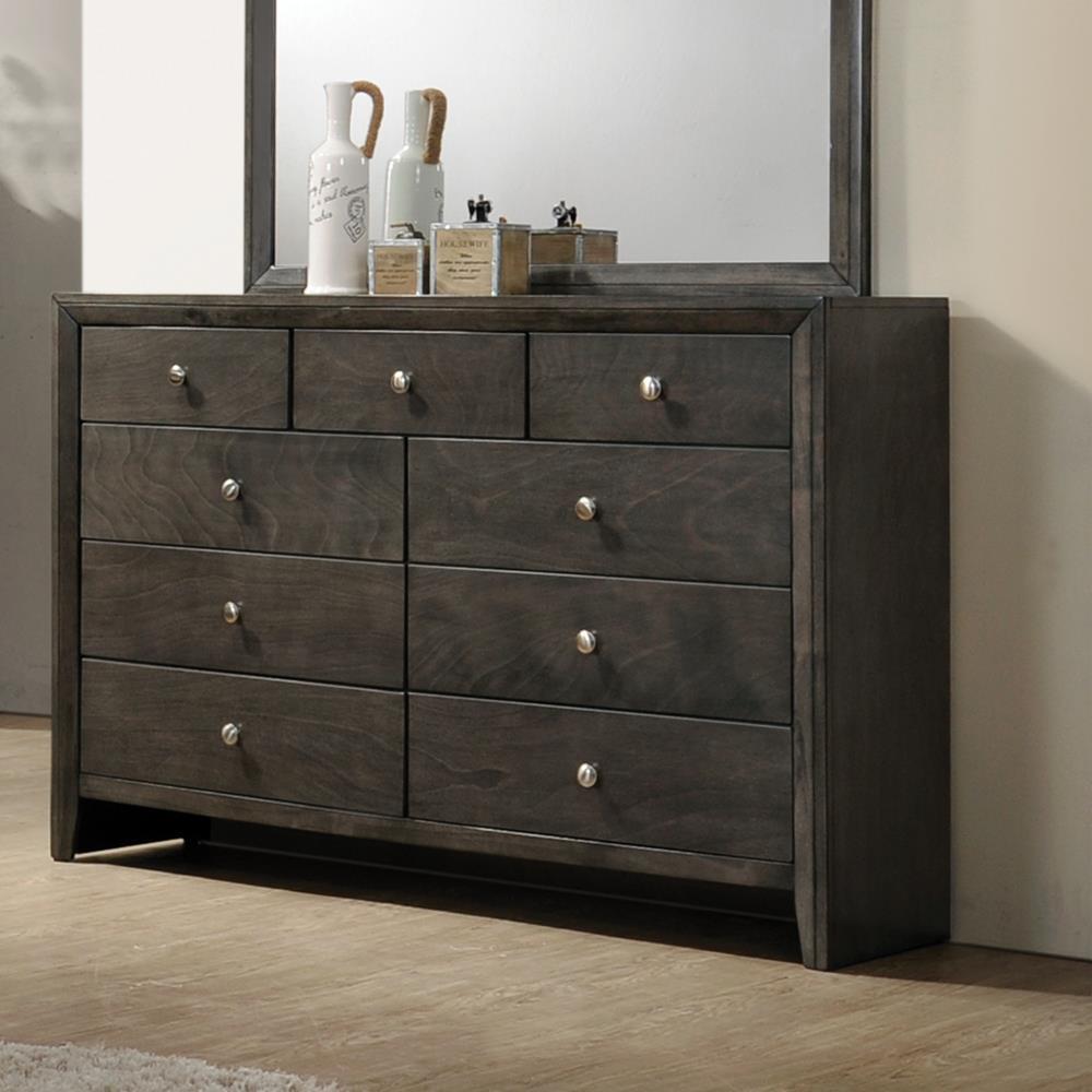 Serenity 9-drawer Dresser Mod Grey. Picture 1