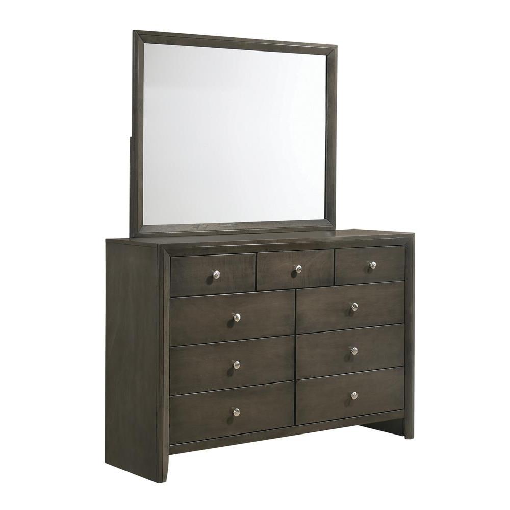 Serenity Rectangular Dresser Mirror Mod Grey. Picture 3