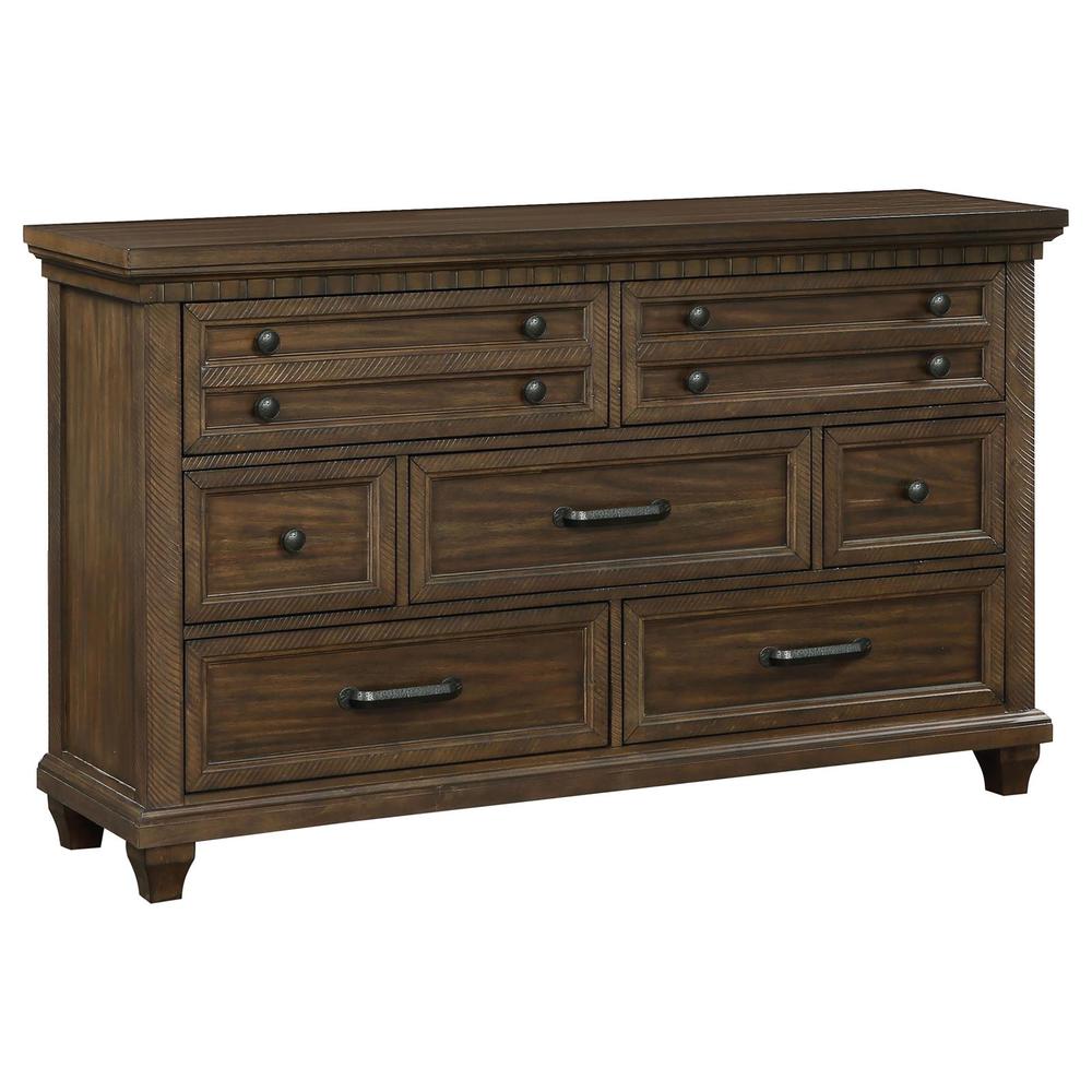 Bennington Rectangular 7-drawer Dresser Acacia Brown. Picture 2