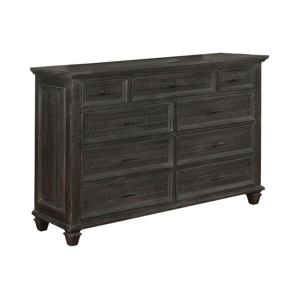 Atascadero 9-drawer Dresser Weathered Carbon. Picture 2