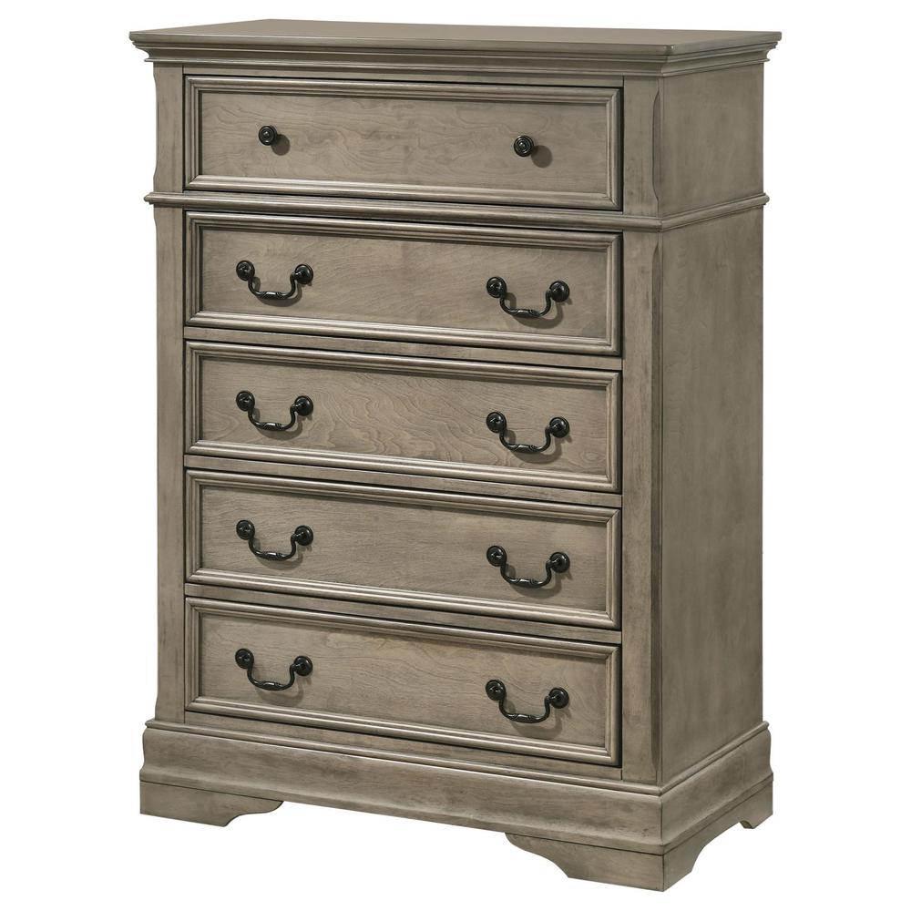 Manchester 5-drawer Chest Wheat. Picture 4