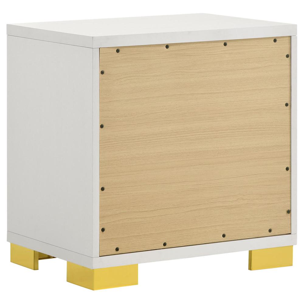 Marceline 2-drawer Nightstand White. Picture 5