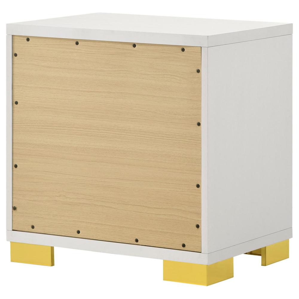 Marceline 2-drawer Nightstand White. Picture 7