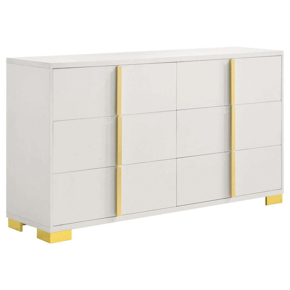 Marceline 6-drawer Dresser White. Picture 1