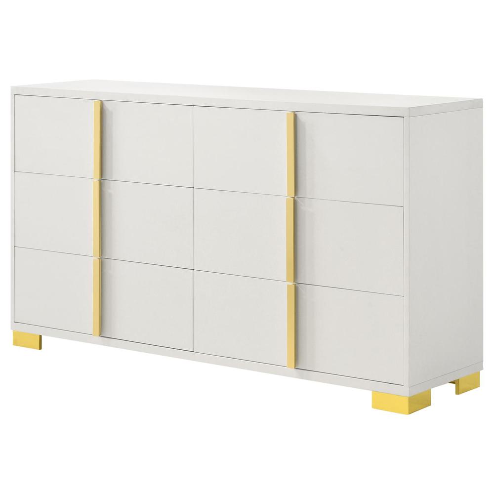 Marceline 6-drawer Dresser White. Picture 3