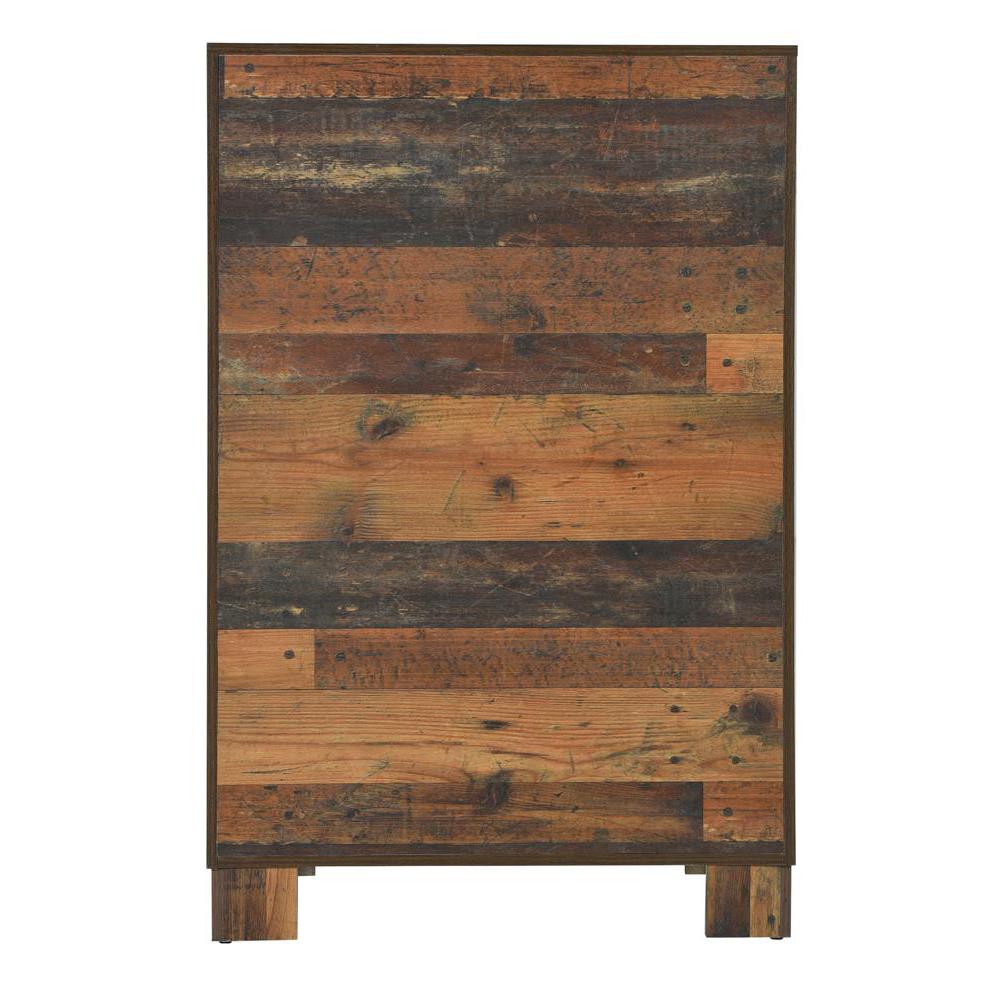 Sidney 5-drawer Chest Rustic Pine. Picture 5