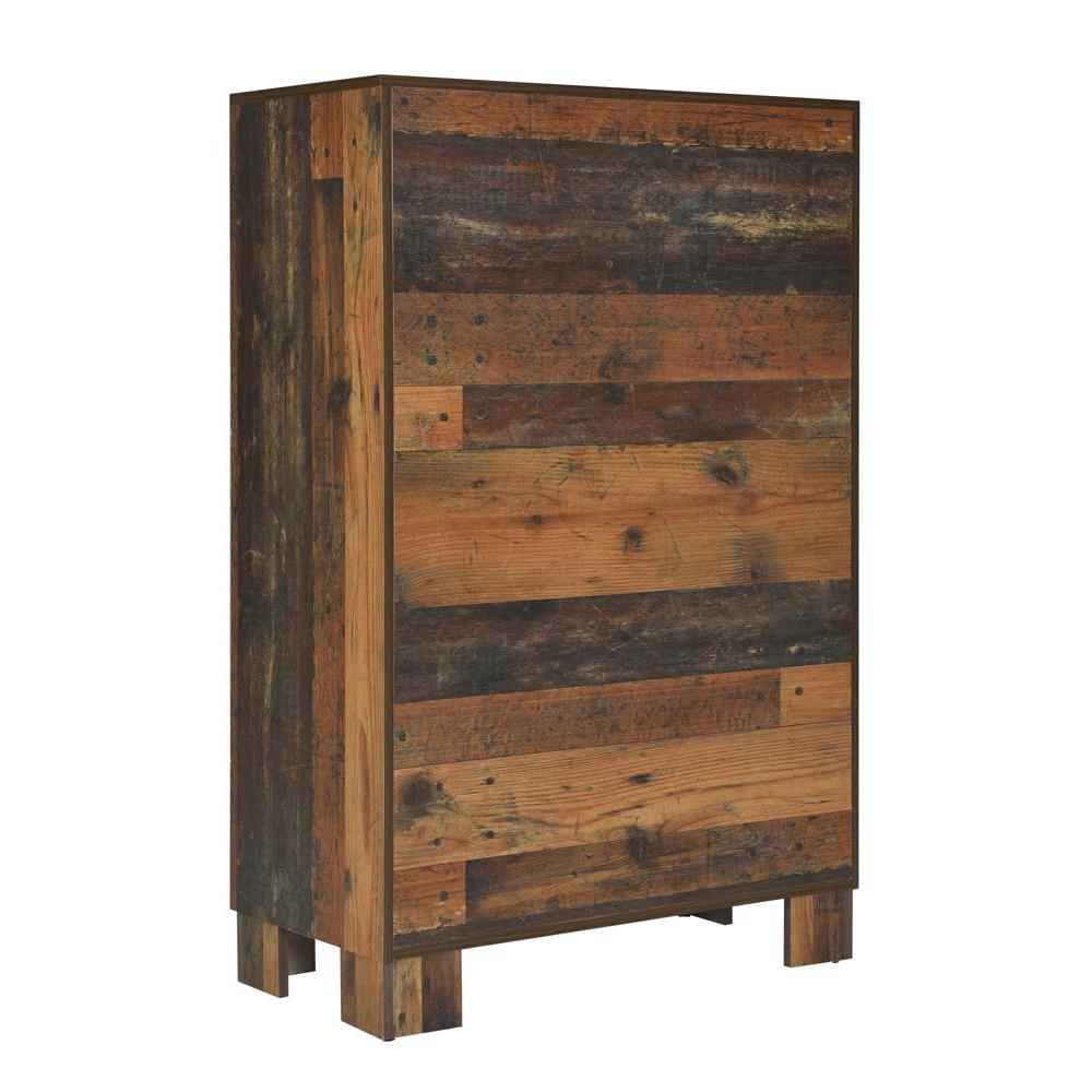 Sidney 5-drawer Chest Rustic Pine. Picture 7