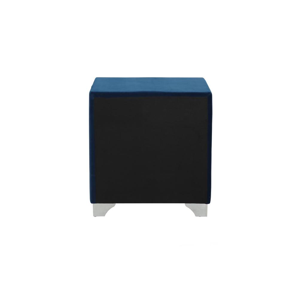 Melody 2-drawer Upholstered Nightstand Pacific Blue. Picture 5