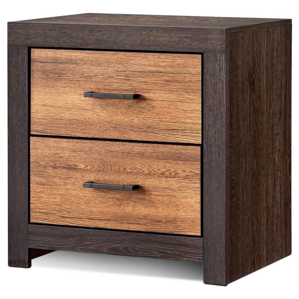 Dewcrest 2-drawer Nightstand Caramel and Licorice. Picture 4