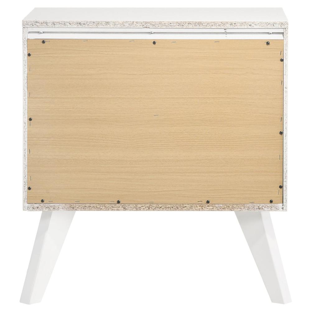 Janelle 2-drawer Nightstand White. Picture 5