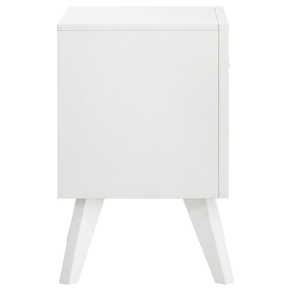 Janelle 2-drawer Nightstand White. Picture 7