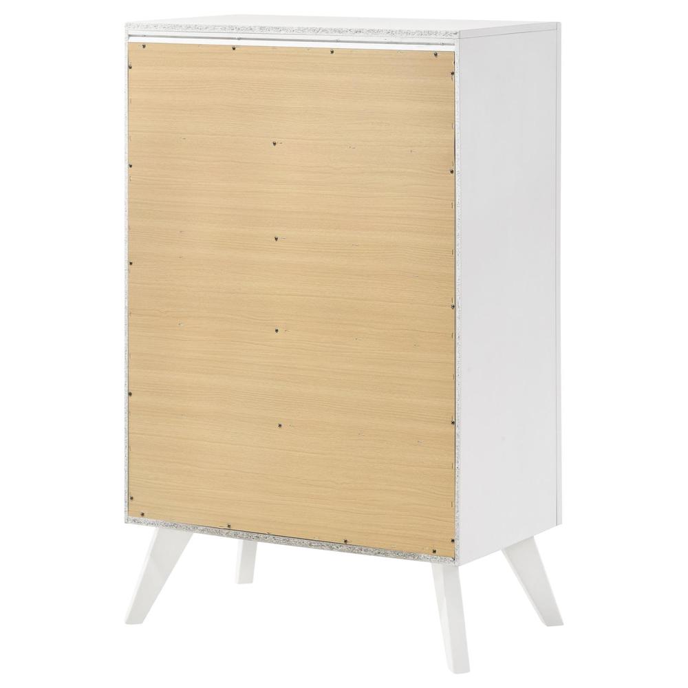 Janelle 5-drawer Chest White. Picture 6