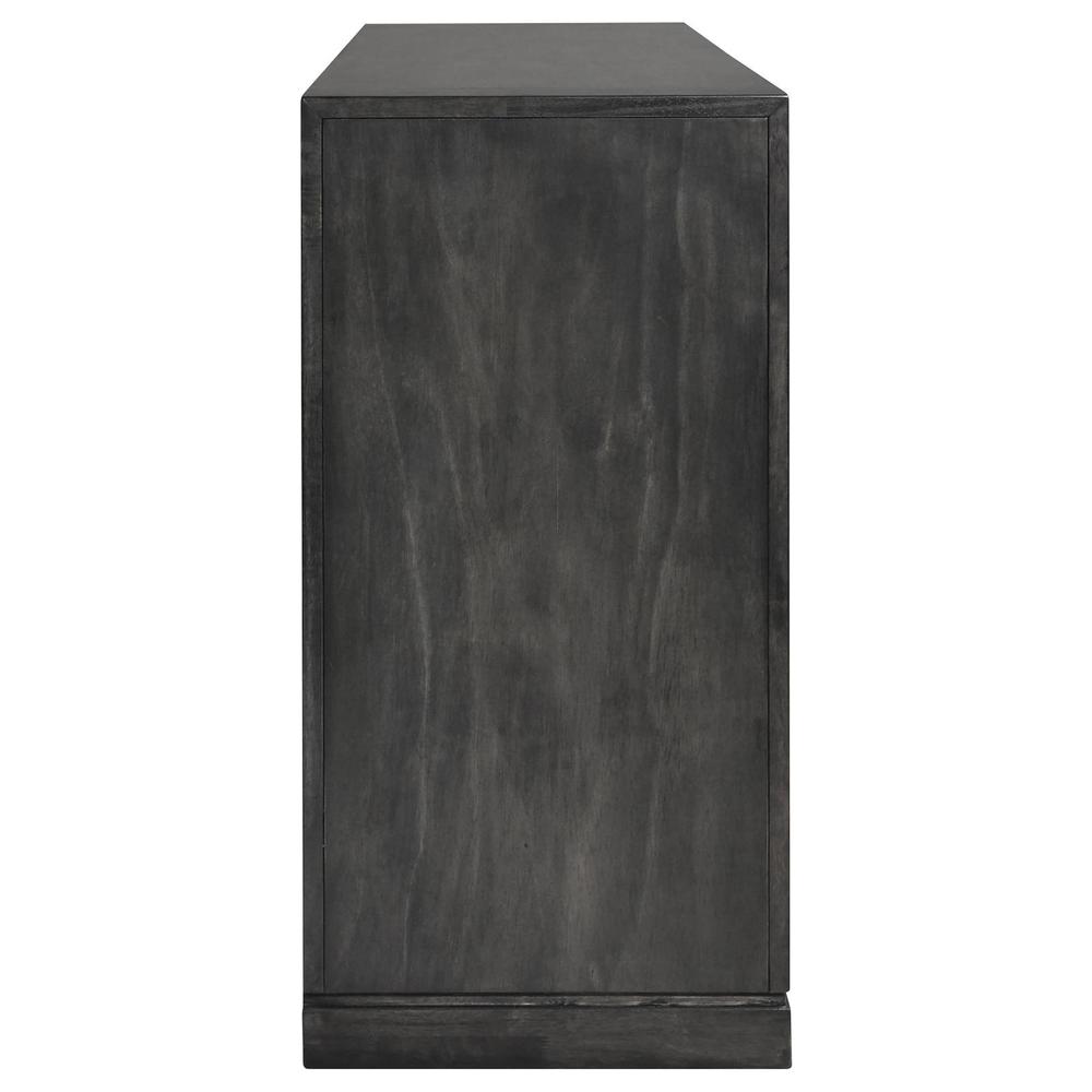Lorenzo 6-drawer Dresser Dark Grey. Picture 9