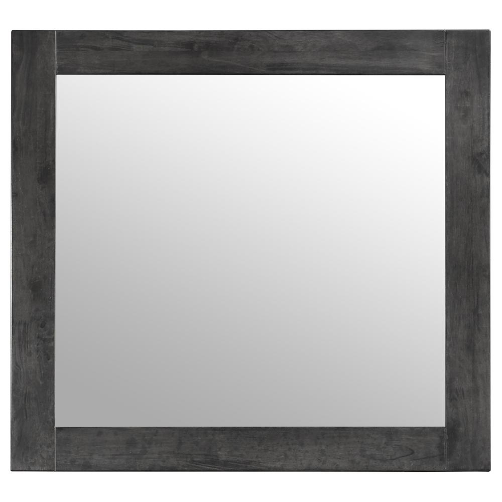 Lorenzo Rectangular Dresser Mirror Dark Grey. Picture 3
