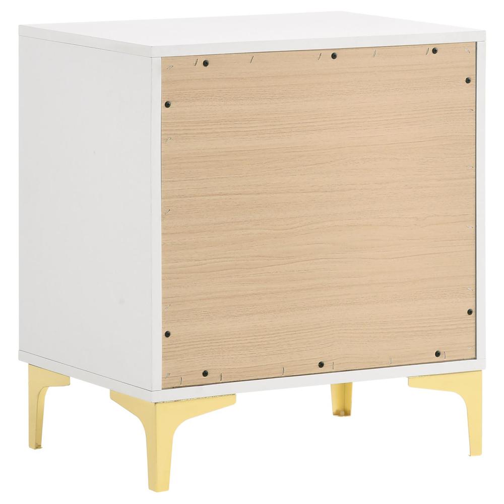 Kendall 2-drawer Nightstand White. Picture 4