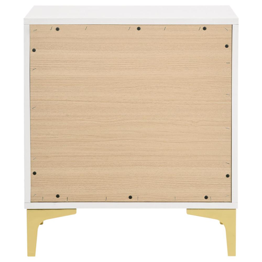 Kendall 2-drawer Nightstand White. Picture 5