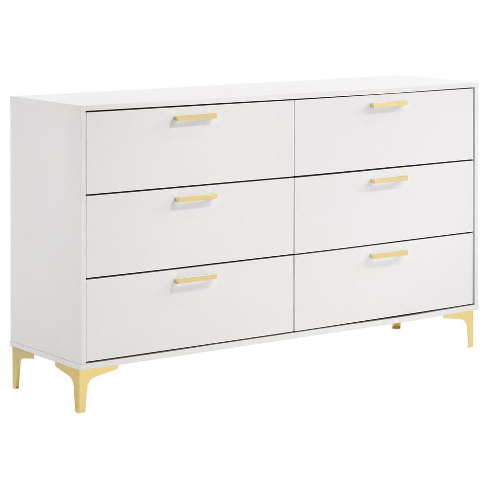 Kendall 6-drawer Dresser White. Picture 2