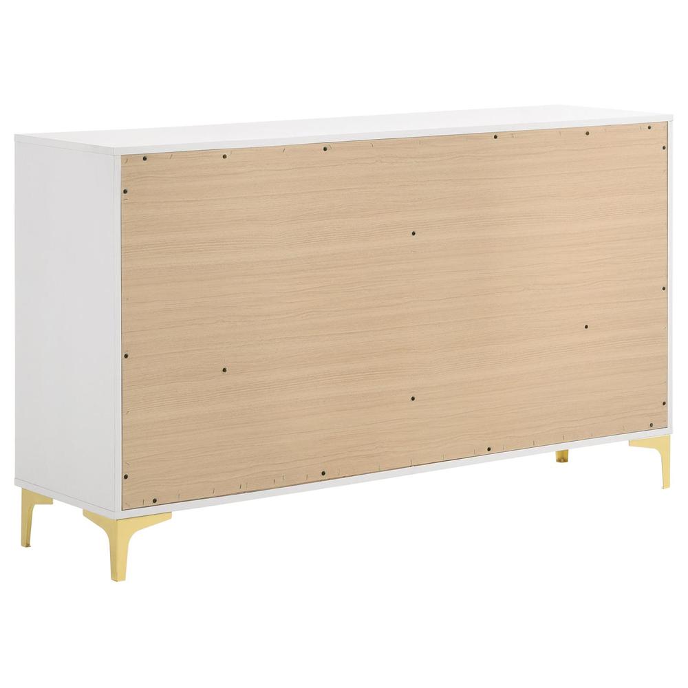 Kendall 6-drawer Dresser White. Picture 4