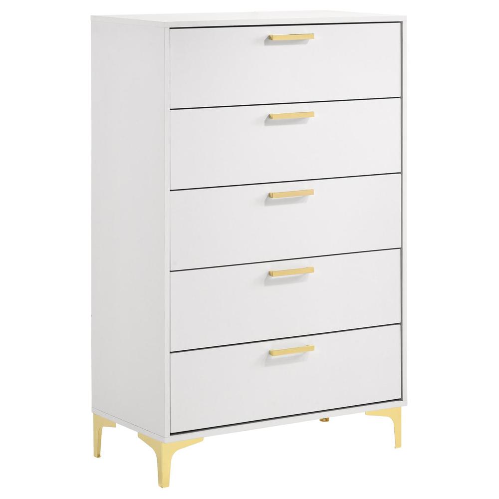 Kendall 5-drawer Chest White. Picture 2