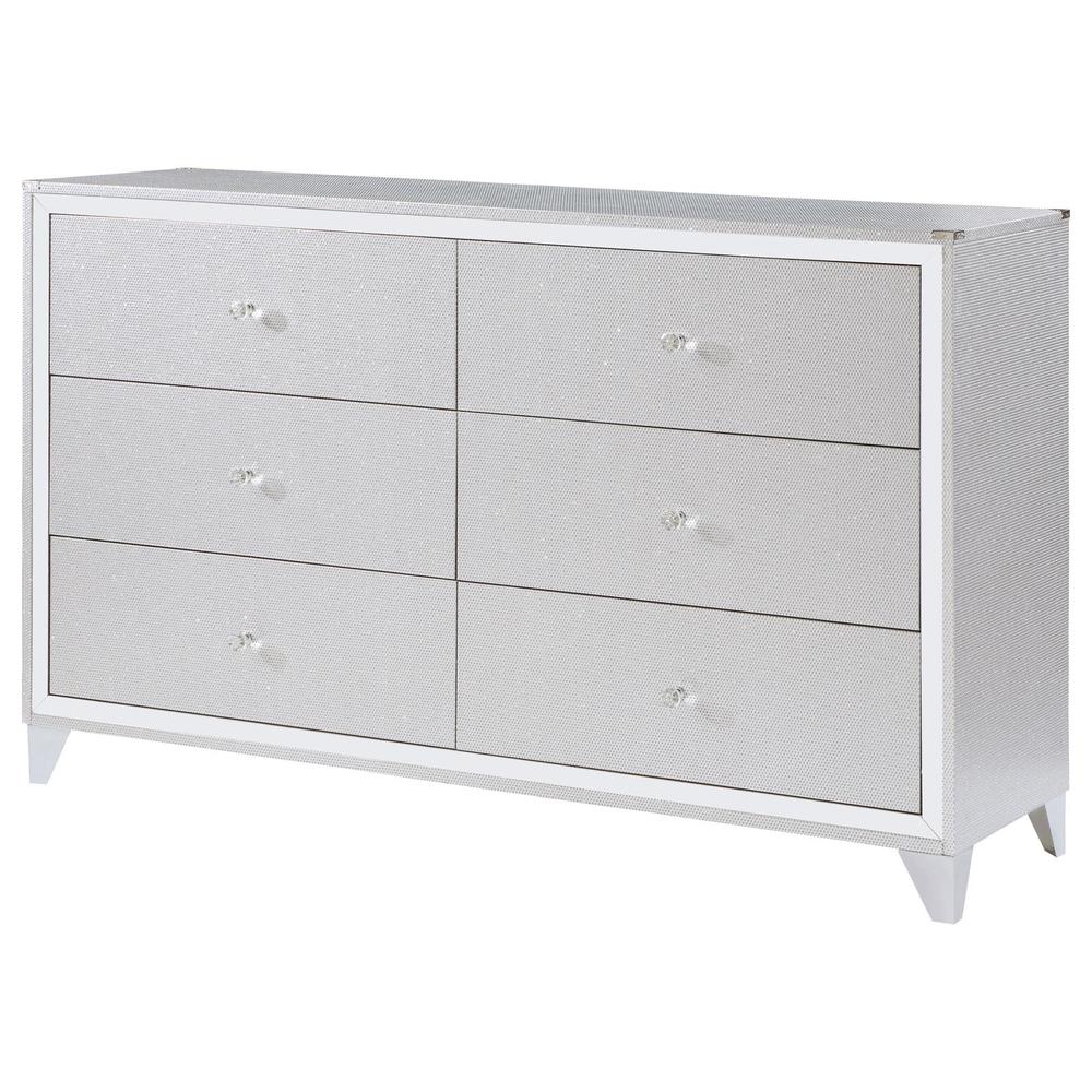 Larue 6-drawer Dresser Silver. Picture 2