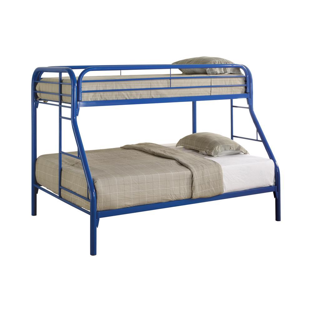 Morgan Twin Over Full Bunk Bed Blue. Picture 1